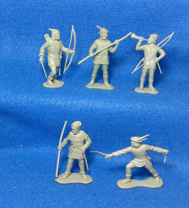   Marx original 60mm green Robin Hood Merrymen X4 Little John